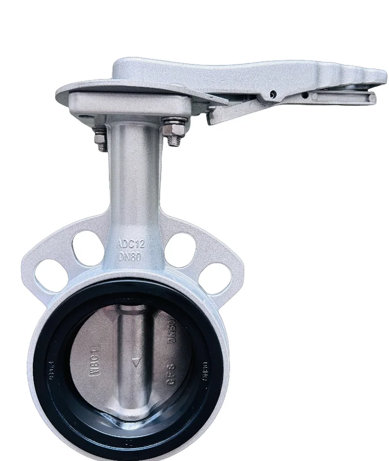 HF-520 aluminum butterfly valve with manual handle