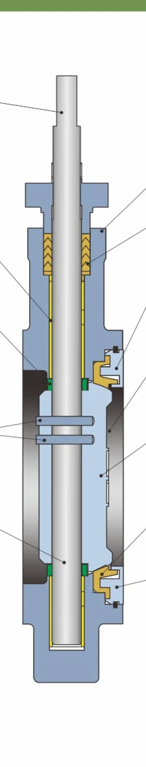Catalog cutaway showing the shaft, disc, body and seat arrangement of an offset butterfly valve