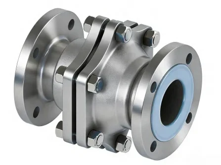 HENO fluoropolymer-lined ball check valve