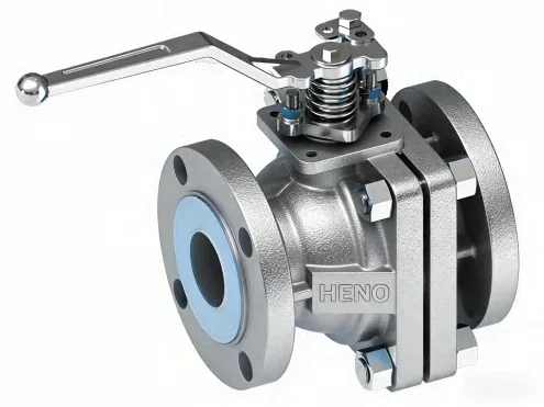 HENO fluoropolymer-lined ball valve