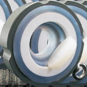 HENO fluoropolymer-lined wafer check valve